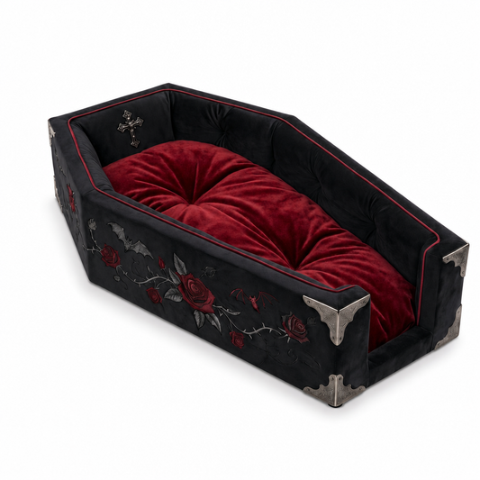 Coffin Cat Bed